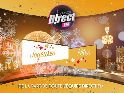 Toute l’équipe de D!RECT FM vous souhaite de joyeuses fêtes